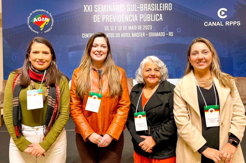 Servidoras do IPME participam do XXI Seminário Sul-Brasileiro de Previdência Pública em Gramado-RS